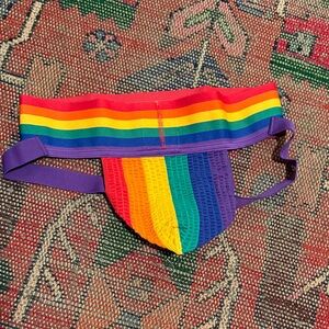 Rainbow Striped Jockstrap